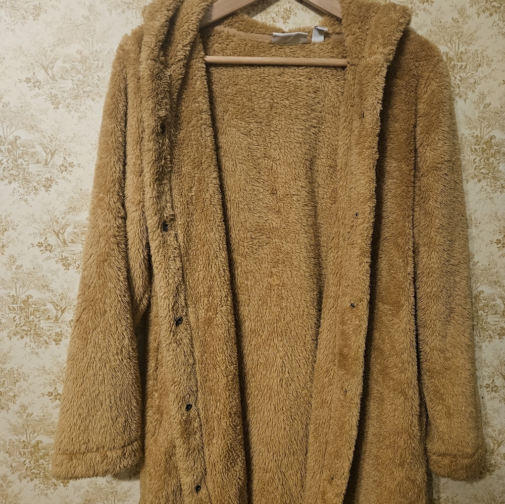 d&Co fuzzy hooded jacket XSMALL - Picture 3 of 11